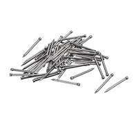 QUARKZMAN Clous de Finition 150Pcs 30mm 1-3/16 Pouce Clous en Acier Au Carbone à Tête Perdue pour Fixation Manuelle de Matériel
