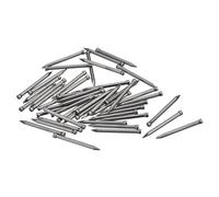 QUARKZMAN Clous de Finition 50Pcs 28mm 1-1/8 Pouce Outil Électrique en Acier Au Carbone Clou Sans Tête
