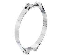 QUARKZMAN Collier De Serrage À Tige Filetée, 304 Acier Inoxydable Pour Tuyau Souple D'Admission, Plage De Serrage 160-170mm Pour Tuyau ID 6.69", Colliers En T Pour Radiateur, Argenté
