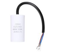 QUARKZMAN Condensateur CBB60 6 µF 450 V CA 50/60Hz 34x65mm 2 fils