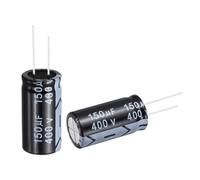 QUARKZMAN Condensateur Électrolytique 150uF 400V 18x35mm, Bornes Radiales, Condensateurs Aluminium pour TV, Moniteur LCD, VCD, 12Pcs