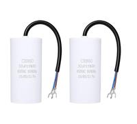 QUARKZMAN Condensateur permanent CBB60 30µF 450V CA 50.5x102mm 2 Pièces