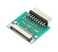 QUARKZMAN Connecteur FFC FPC Carte 18 Broches 1mm Socket Vers 2.54mm Double Rangée De Broches Courbées Adaptateur Pull-Down, Carte Convertisseur PCB Pour LCD TV Appareil Photo Numérique