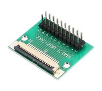 QUARKZMAN Connecteur FFC FPC Carte 20 Broches 1mm Socket Vers 2.54mm Double Rangée Aiguilles Droites Adaptateur Basculant, Carte Convertisseur PCB Pour LCD TV Appareil Photo Numérique