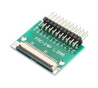 QUARKZMAN Connecteur FFC FPC Carte 22 Broches 1mm Socket Vers 2.54mm Double Rangée De Broches Courbées Adaptateur À Rabattre, Carte Convertisseur PCB Pour LCD TV Appareil Photo Numérique