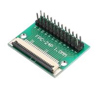 QUARKZMAN Connecteur FFC FPC Carte 24 Broches 1mm Socket Vers 2.54mm Double Rangée Aiguilles Droites Adaptateur À Rabattre, Carte Convertisseur PCB Pour LCD TV Appareil Photo Numérique