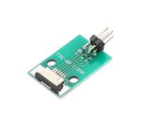 QUARKZMAN Connecteur FFC FPC Carte 4 Broches 1mm Socket Vers 2.54mm Double Rangée De Broches Courbées Adaptateur D'extraction, Carte Convertisseur PCB Pour LCD TV Appareil Photo Numérique
