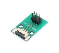 QUARKZMAN Connecteur FFC FPC Carte 5 Broches 1mm Socle Vers 2.54mm Double Rangée Aiguilles Droites Adaptateur Basculant, Carte Convertisseur PCB Pour LCD TV Appareil Photo Numérique