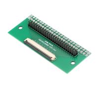 QUARKZMAN Connecteur FFC FPC Carte 50 Broches 0.5mm Socket Vers 2mm Double Rangée Aiguilles Droites Adaptateur Basculant, Carte Convertisseur PCB Pour LCD TV Appareil Photo Numérique