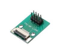 QUARKZMAN Connecteur FFC FPC Carte 8 Broches 1mm Socket Vers 2.54mm Double Rangée Aiguilles Droites Adaptateur Basculant, Carte Convertisseur PCB Pour LCD TV Appareil Photo Numérique