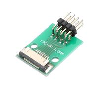 QUARKZMAN Connecteur FFC FPC Carte 8 Broches 1mm Socket Vers 2.54mm Double Rangée De Broches Courbées Adaptateur Pull-Down, Carte Convertisseur PCB Pour LCD TV Appareil Photo Numérique