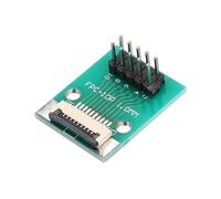 QUARKZMAN Connecteur FFC FPC Carte 9 Broches 1mm Socket Vers 2.54mm Double Rangée Aiguilles Droites Adaptateur Basculant, Carte Convertisseur PCB Pour LCD TV Appareil Photo Numérique