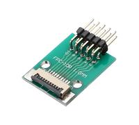 QUARKZMAN Connecteur FFC FPC Carte 9 Broches 1mm Socket Vers 2.54mm Double Rangée De Broches Courbées Adaptateur Basculant, Carte Convertisseur PCB Pour LCD TV Appareil Photo Numérique