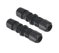 QUARKZMAN Connecteur RJ45 Étanche Double Tête Femelle À Femelle IP67 Pour Câble Ethernet Extérieur Cat5e/Cat5, Lot De 2