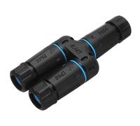 QUARKZMAN Connecteur RJ45 Étanche, Femelle à Femelle 1 en 2 Sortie, Séparateur Étanche IP68 pour Câble LAN Extérieur Ethernet pour CAT5/Cat5E/Cat6/Cat7/Cat8