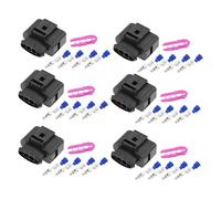 QUARKZMAN Connecteurs 4 Broches 6 Pcs Pour VW Bobine Allumage Étanche