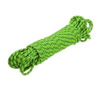 QUARKZMAN Corde en polypropylène tressé en Diamant Corde en Nylon 3/8" 98ft/30m Haute résistance pour Une Utilisation intérieure et extérieure Navigation Vêtements Ligne - 9mm, Vert/Noir