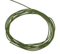 QUARKZMAN Cordon Torsadé en Polyester 5m, 1.5mm Diamètre Cordon Décoratif pour Rideaux, Sacs Cadeaux, Poignées en Corde, Décoration Intérieur, Tapisserie D'Ameublement, Costume, Vert Sombre