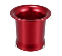 QUARKZMAN Cornet Admission Moto Rouge 1pc Tout-Terrain En Alliage Alu | Intérieur 55mm, Taille 6.9x8cm, Universel Pour Moto Tout-Terrain, Pour Honda, Pour Suzuki, Pour Kawasaki, Pour Yamaha