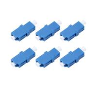 QUARKZMAN Coupleur Fibre Optique LC/UPC Monomode simple Câble Fibre Optique Adaptateur Connecteurs Pour Network Internet, 6 Pièces