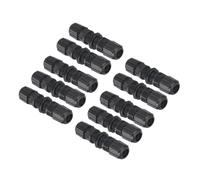 QUARKZMAN Coupleur RJ45 Etanche, Double Tête Femelle À Femelle Blindé IP67 Pour Câble Ethernet LAN Extérieur Pour Cat5e/Cat5, Lot De 10