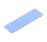 QUARKZMAN Coussin Thermique 3.6W/m.K Silicone Isolé Résistant à Chaleur et aux Hautes Températures Coussins affaiblissement 70x22x1mm pour Radiateur d'Ordinateur Portable, Bleu