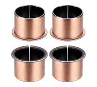 QUARKZMAN Coussinet à Bride 4 Pièces Alésage 40mm x Ø44mm x L35mm
