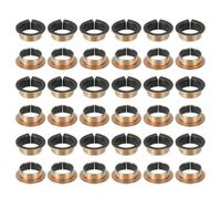 QUARKZMAN Coussinet à bride 40 pièces 16x18x8mm 24x1,0mm bronze fritté
