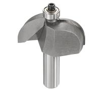QUARKZMAN Cove Router Bit 1/2" Shank 1" Dia 29/32" Cutting Height Radius Raised Panel Bit Edge Forming pour DIY Woodworking, Silver