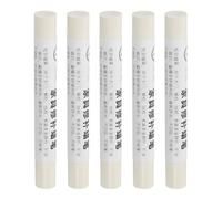 QUARKZMAN Crayons de Réparation Meubles, 5 Pièces Bâton de Cire Bois, Marqueurs de Retouche Meubles les Éraflures, Trous, Tables, Bureaux, Planchers en Bois, Couverture, Blanc Laiteux
