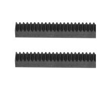 QUARKZMAN Crémaillère En Acier, 2 Pcs 1Mod 500mm x 10mm x 10mm Total 3.3 Pièces Lourde Crémaillère Linéaire Droite Pour Machines Automotive