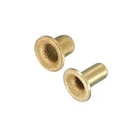 QUARKZMAN Creux Cuivre Rivet M2 M2.5 Dia Rivets pour Connexion Or Ton, Pack sur 400
