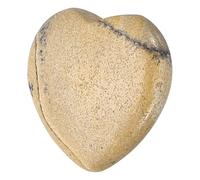 QUARKZMAN Cristaux Pierre De Guérison En Forme De Cœur Pierre Image Pierre Pouce Naturel Amour Énergie Positive Feng Shui Paume Anti-Stress Gemme 1.2"