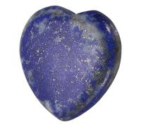 QUARKZMAN Cristaux Pierre De Guérison Lapis Lazuli Pouce Naturel Amour Énergie Positive Feng Shui Paume Anxiété Gemme 1.2" Pour Équilibre Méditation [Mots interdits] Stress Puissant