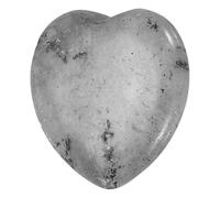 QUARKZMAN Cristaux Pierres De Guérison En Forme De Cœur Labradorite Pierre De Lissage Naturelle Amour Énergie Positive Feng Shui Paume Anti-Stress Gemme