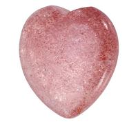 QUARKZMAN Crystals Heart Healing Stones Berry [Mots interdits] Thumb Natural Love Positive Energy FENG Shui Palm Worry Gemstone 1.2" Pour Balancing Meditation Anxiety Stress Relief Powerful