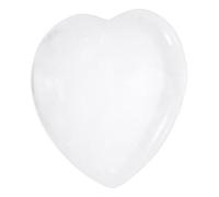 QUARKZMAN Crystals Heart Healing Stones Clear [Mots interdits] Thumb Natural Love Positive Energy FENG Shui Palm Worry Gemstone 1.2" Pour Balancing Meditation Anxiety Stress Relief Powerful