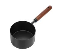 QUARKZMAN Cuillère À Mesurer, 250ml Cuillère À Café En Acier Inoxydable Avec Manche En Bois Pour Café Moulu Thé Sucre Cuisine Pâtisserie, Noir