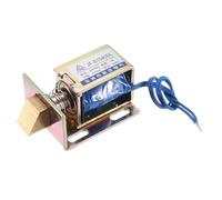 QUARKZMAN DC 24V 1A Solénoïde Électroaimant Type Push Pull 25N 10mm Course Actionneur Solénoïde Cadre Ouvert Mouvement Linéaire JF-S1040DL Magnétisme Solénoïde