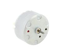 QUARKZMAN DC5-12V Aimant permanent Moteur x 1PCS RF-500TB-12560 Bille Roulement Circulaire Moteur pour Outils électriques Bricolage, [Argenté, 32mm]