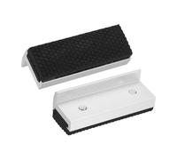 QUARKZMAN De Mâchoires D'serre-jo3" En Aluminium Magnétique Argent/Noir | 1 Ensemble, Mires Doces Standard, Anti-Rures Couertures D'serre-joint Outils PDIY Fbrcati Tril Du Bois Serrage Plombri