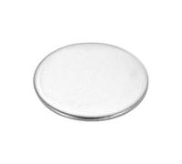 QUARKZMAN Disque En Acier Inoxydable, 15/16"(24mm) Dia x 0.05"(1.2mm) Épais Rond Métal Estampage Blanks Tags Métal Rond Cercle Plat-Plate Feuille Pour Gravure Estampage Nom Tag, Pack of 55