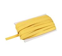 QUARKZMAN Double Fold Bias Binding Tape, 1/2 inch X 15 Yards Cotton Twill Tape Trim Ribbon pour Sewing Wrapping Craft DIY, Yellow