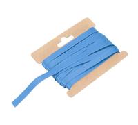 QUARKZMAN Double Fold Bias Tape pour Sewing 1/3 inch x 6 Yards Satin Pre-Fold Continuous Binding Tape pour Seaming Quilting Hemming Binding DIY Crafts, Blue