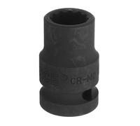 QUARKZMAN Douille à Choc 1/2" x 13mm Peu Profonde 12 Pans Métrique CR-MO Acier Douille à Chocs pour Réparation Automobile