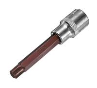 QUARKZMAN Douille à Embout Torx 1/2" x T52, Embouts en Acier S2, Douilles CR-V, Longueur 4" à Utiliser avec une Clé à Cliquet, une Barre Coulissante et une Tige d'Extension