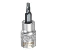 QUARKZMAN Douille Torx 3/8" Drive T20 Acier S2 Tête Étoile Tournevis Mèches Adaptateur Douille Acier CR-V Pour Home Auto Axle Hex Nuts Bolts Repair