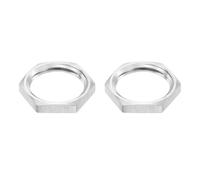 QUARKZMAN Écrou de Blocage Mince Hexagonal pour Raccord de Tuyau G1/4, Fixation Femelle pour Plomberie, en Acier Inoxydable 304, Lot de 2 Pièces