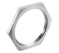 QUARKZMAN Écrou Hexagonal de Raccord de Tuyau en Fonte, Écrou Hexagonal en Acier Inoxydable 304 NPT 2" Filetage Femelle pour Plomberie Fixe, Nettoyeur de Trottoir et de Châssis