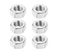 QUARKZMAN Écrous Hexagonaux M12x1.25mm, 6Pcs Acier Inoxydable 304 Filetage Fin Métrique 19mm Largeur, 10mm Hauteur Écrous de Blocage pour Machines, Automobile et Usage Industriel